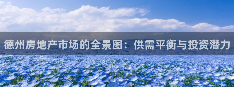 新宝5官方：德州房地产市场的全景图：供需平衡与投资潜力