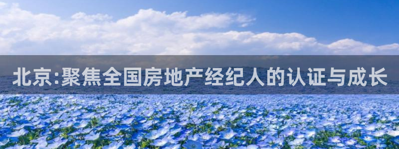 新宝5卫74OOO5：北京:聚焦全国房地产经纪人的认证与成长