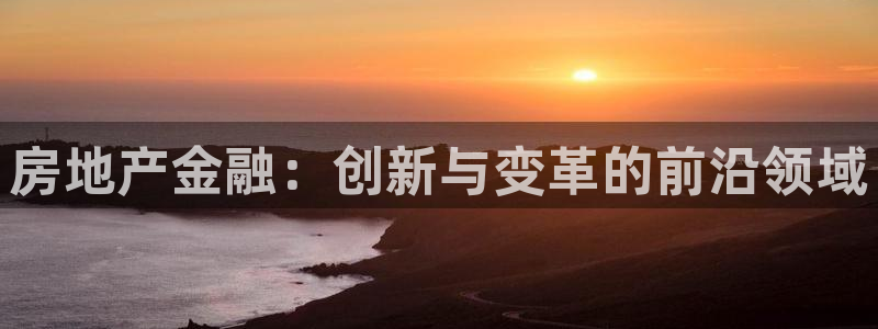 新宝5寂创33300散：房地产金融：创新与变革的前沿领域