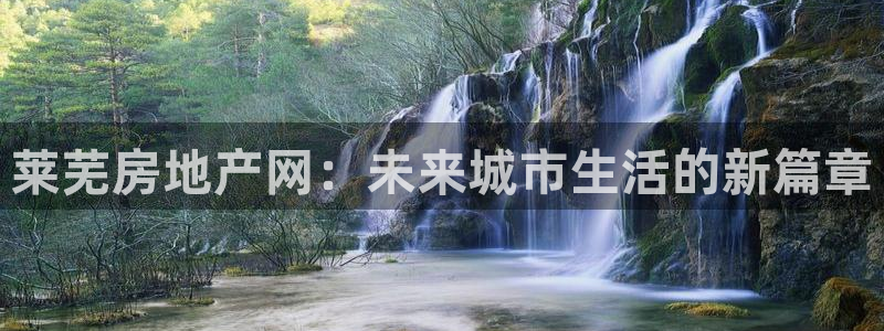 新宝5在哪里：莱芜房地产网：未来城市生活的新篇章