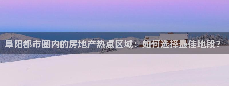 新宝5黑：阜阳都市圈内的房地产热点区域：如何选择最佳地段？