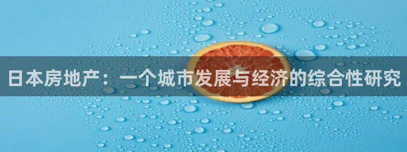 新宝G5：日本房地产：一个城市发展与经济的综合性研究