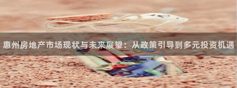 新宝5为啥开：惠州房地产市场现状与未来展望：从政策引导到多元
