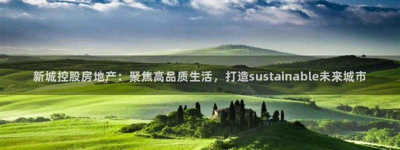 新宝娱乐5入口：新城控股房地产：聚焦高品质生活，打造sust