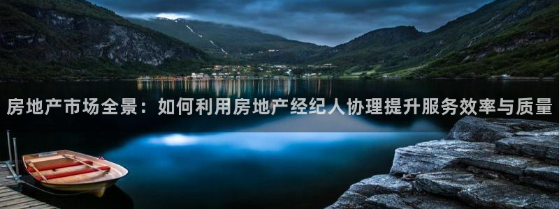 新宝5 唯一：房地产市场全景：如何利用房地产经纪人协理提升服